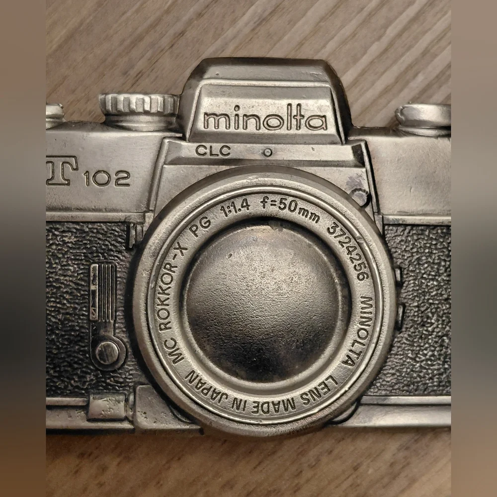 Vintage Belt Buckle Camera